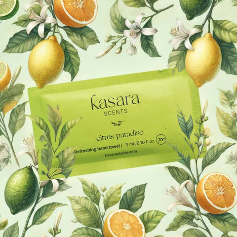 Citrus paradise, perfumed wipes 60pcs Lime fruit